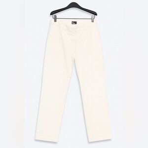 The Kooples straight-Leg Cuffed Pants — 100% Cotton — FR 40 / US 8 — NWT — White